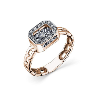 Кольцо из золота с бриллиантами