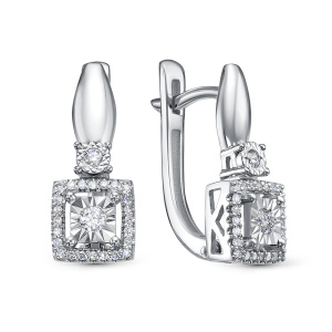 Серьги из золота с бриллиантами