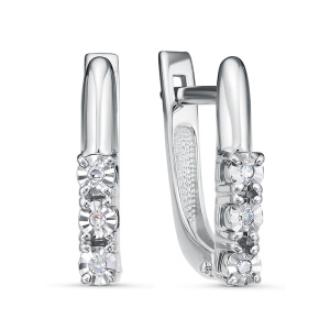 Серьги из золота с бриллиантами