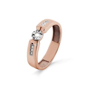 Кольцо из золота с бриллиантами