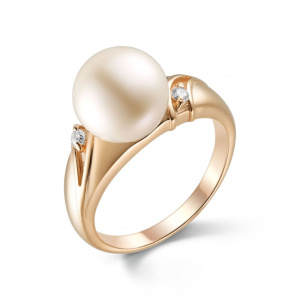 Кольцо из золота с полудрагоценными вставками