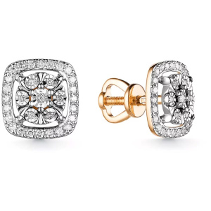 Серьги из золота с бриллиантами