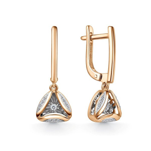 Серьги из золота с бриллиантами