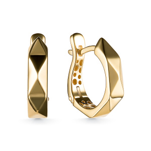 Серьги из золота Premium