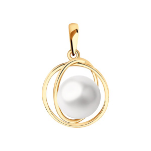 Подвеска из золота с полудрагоценными вставками