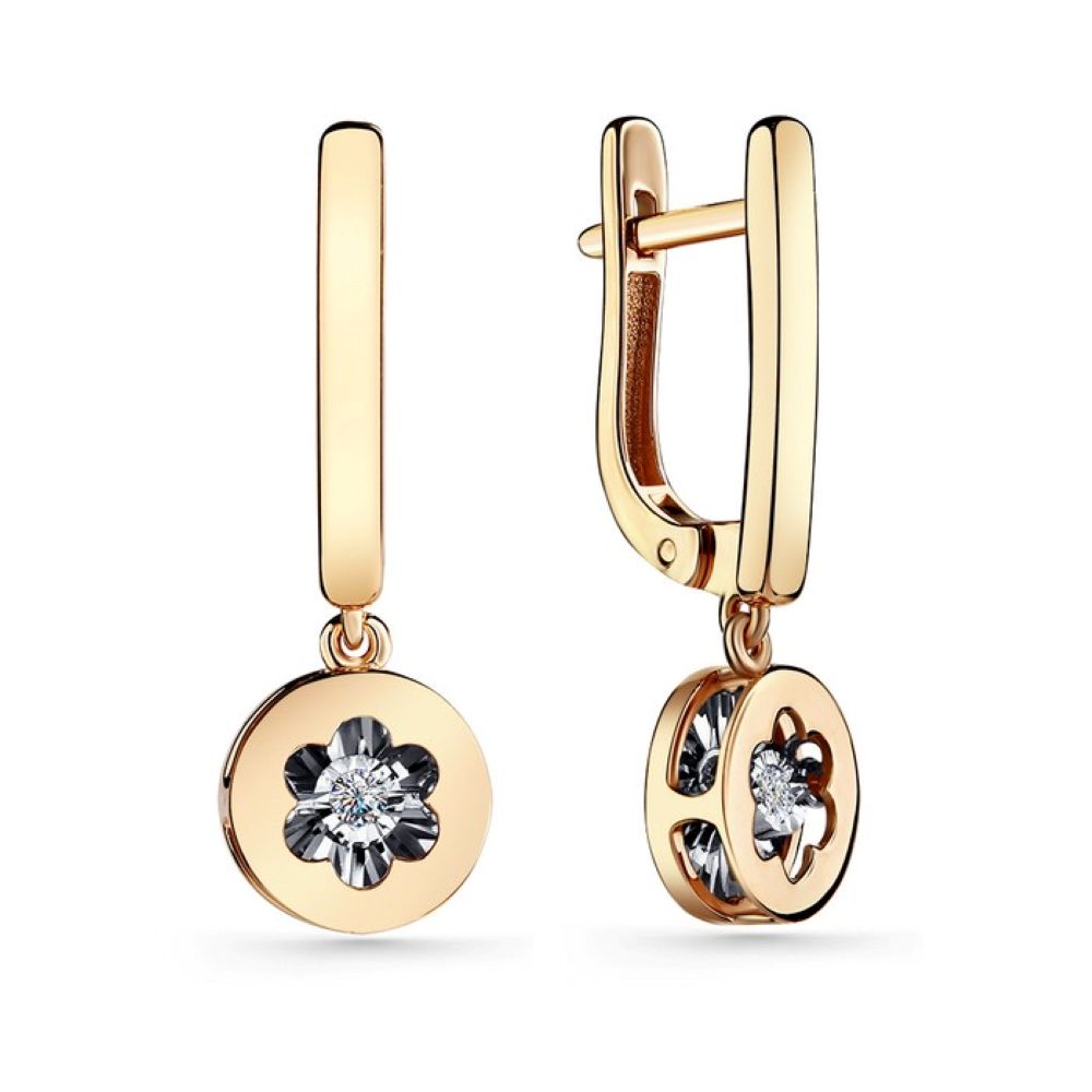 Серьги из золота с бриллиантами