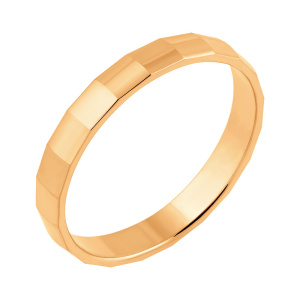 Обручальное кольцо из серебра