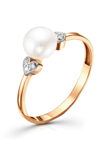 Кольцо из золота с полудрагоценными вставками