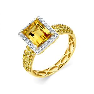 Кольцо из золота Premium