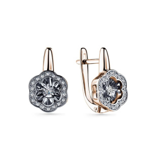 Серьги из золота с бриллиантами