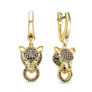 Серьги из золота с бриллиантами