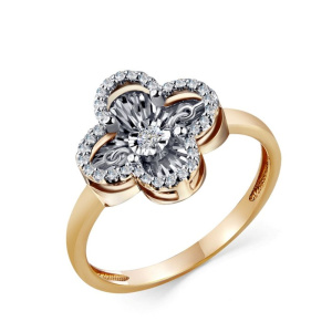 Кольцо из золота с бриллиантами