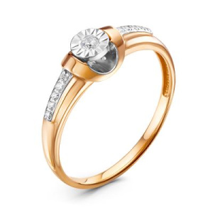 Кольцо из золота с бриллиантами