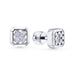 Серьги из золота с бриллиантами