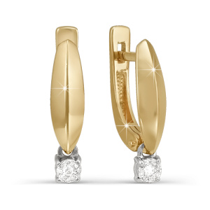 Серьги из золота с бриллиантами