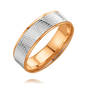 Обручальное кольцо из золота