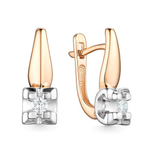 Серьги из золота с бриллиантами