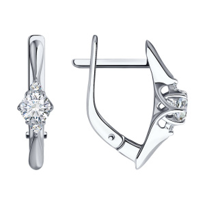 Серьги из золота с бриллиантами