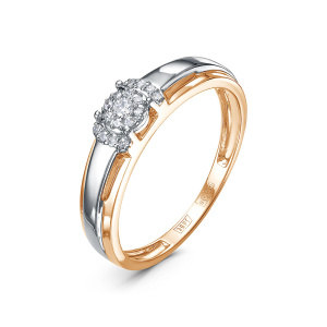 Кольцо из золота с бриллиантами