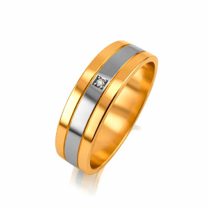 Обручальное кольцо из золота