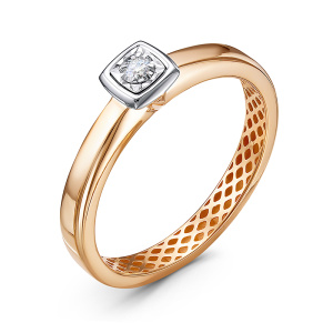 Кольцо из золота с бриллиантами