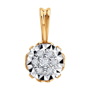 Подвеска из золота с бриллиантами