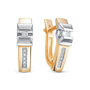 Серьги из золота с бриллиантами