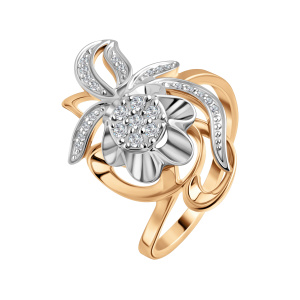 Кольцо из золота с бриллиантами