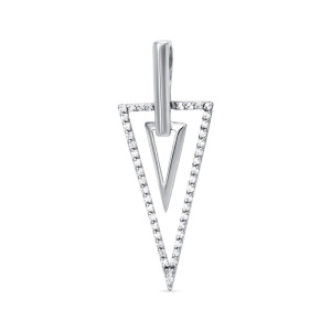 Подвеска из белого золота