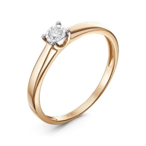 Кольцо из золота с бриллиантами