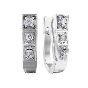 Серьги из золота с бриллиантами