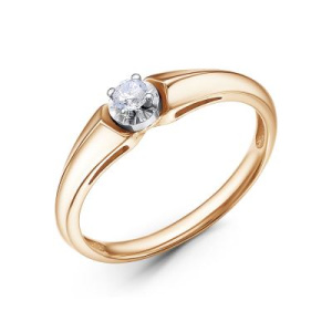 Кольцо из золота с бриллиантами