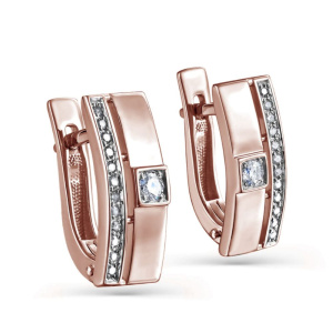 Серьги из золота с бриллиантами