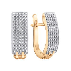 Серьги из золота с бриллиантами