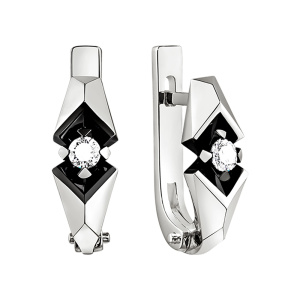 Серьги из золота Premium