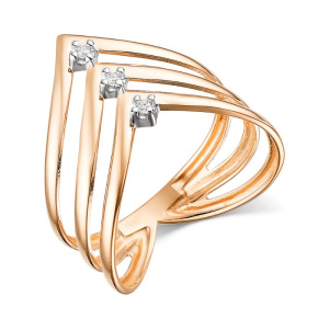 Кольцо из золота с бриллиантами