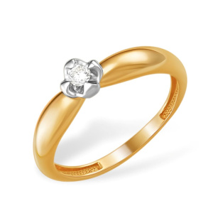 Кольцо из золота с бриллиантами