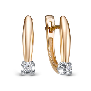 Серьги из золота с бриллиантами