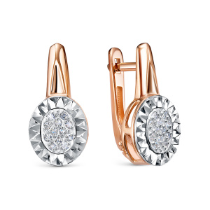 Серьги из золота с бриллиантами