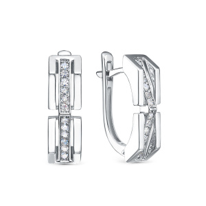 Серьги из золота с бриллиантами