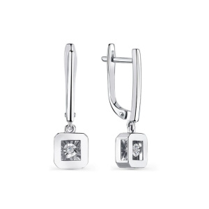 Серьги из золота с бриллиантами