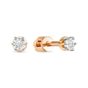 Серьги из золота с бриллиантами