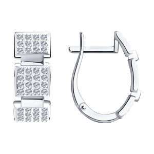 Серьги из золота с бриллиантами