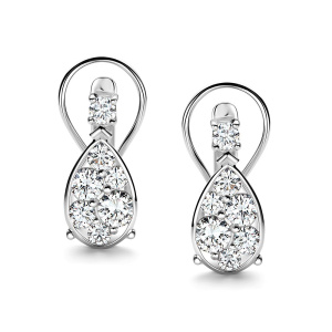 Серьги из золота Premium