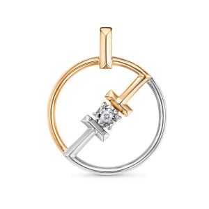 Подвеска из золота с бриллиантами