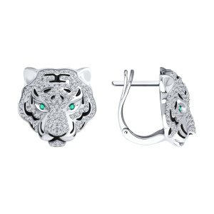 Серьги из золота с бриллиантами