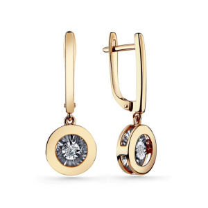 Серьги из золота с бриллиантами