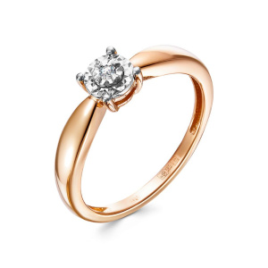 Кольцо из золота с бриллиантами