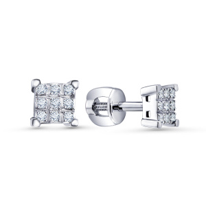 Серьги из золота с бриллиантами