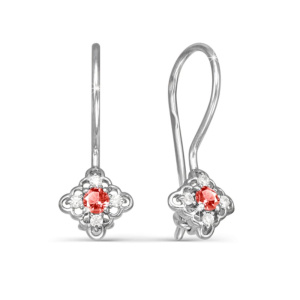 Серьги из серебра